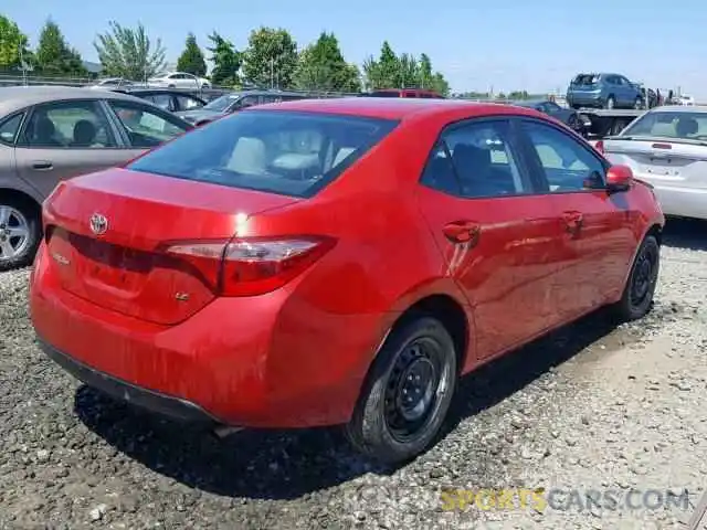 4 Photograph of a damaged car 2T1BURHE5KC203637 TOYOTA COROLLA 2019