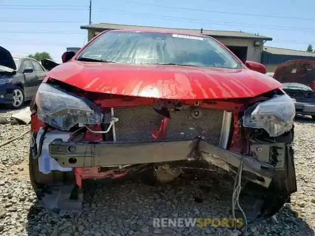 9 Photograph of a damaged car 2T1BURHE5KC203637 TOYOTA COROLLA 2019