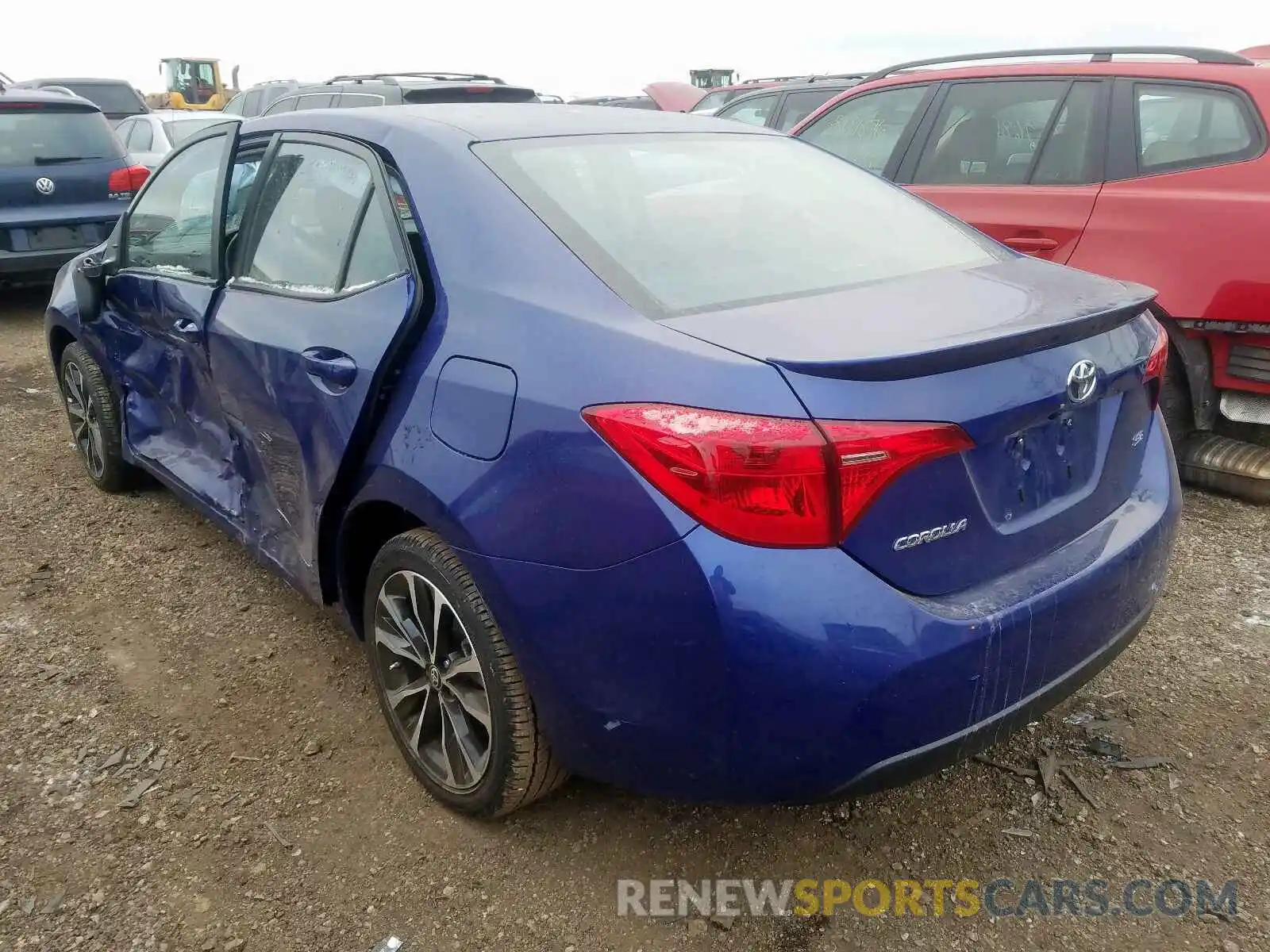 3 Photograph of a damaged car 2T1BURHE5KC203721 TOYOTA COROLLA 2019