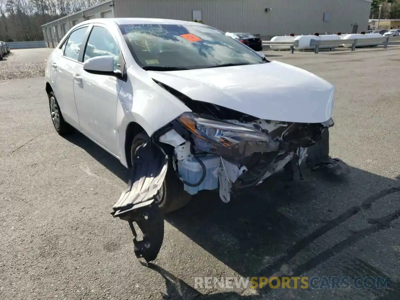 1 Photograph of a damaged car 2T1BURHE5KC204559 TOYOTA COROLLA 2019