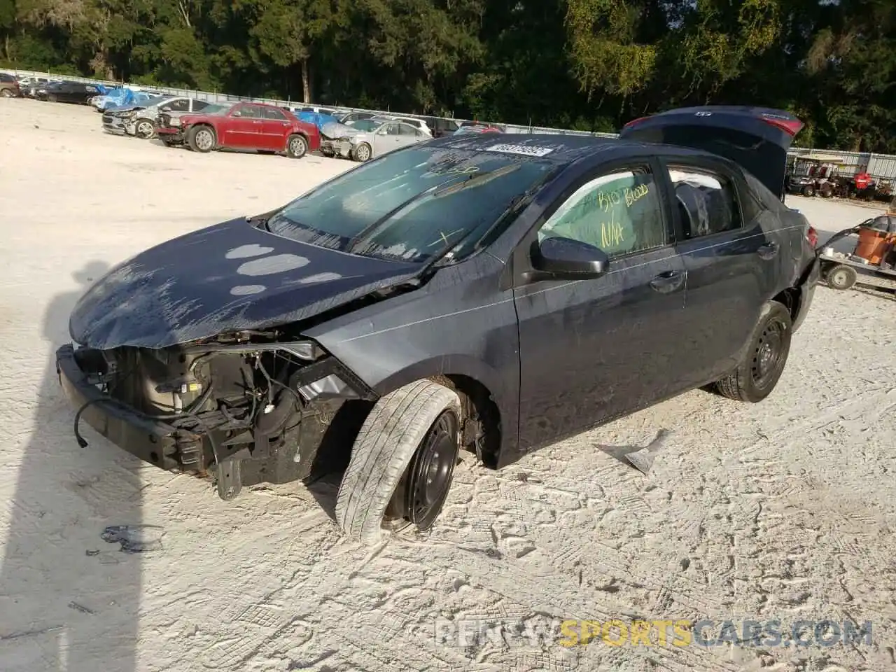 2 Photograph of a damaged car 2T1BURHE5KC204867 TOYOTA COROLLA 2019