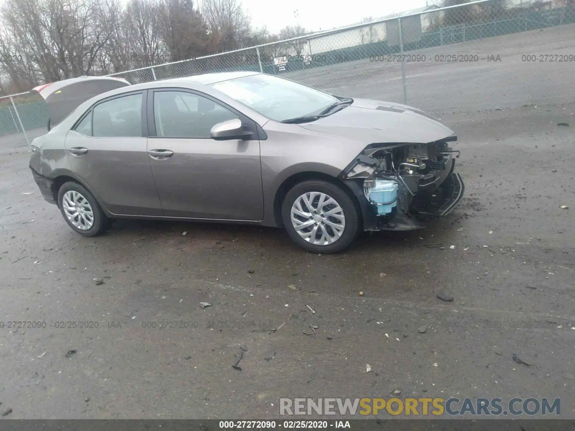 1 Photograph of a damaged car 2T1BURHE5KC205310 TOYOTA COROLLA 2019