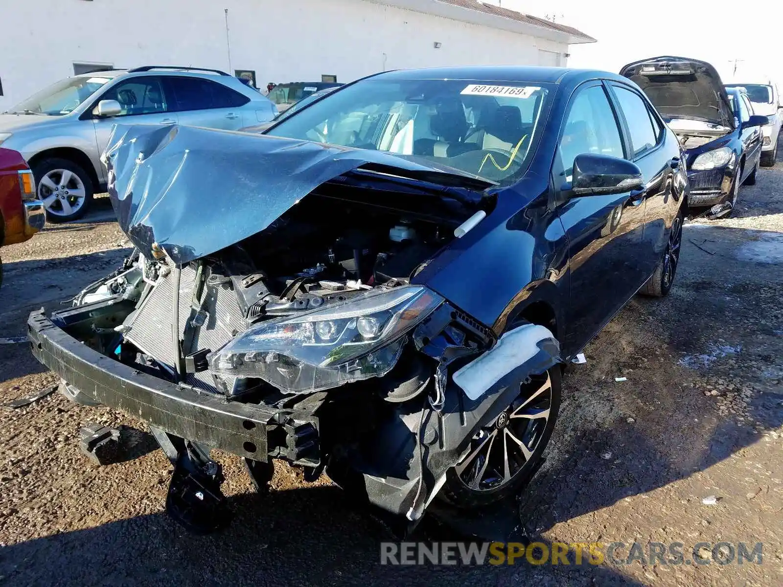 2 Photograph of a damaged car 2T1BURHE5KC205534 TOYOTA COROLLA 2019