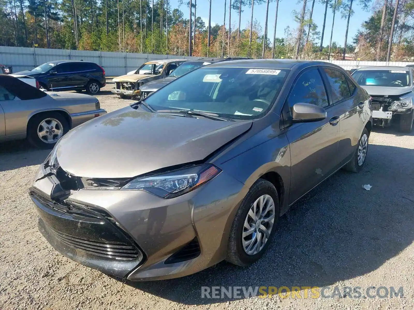 2 Photograph of a damaged car 2T1BURHE5KC205663 TOYOTA COROLLA 2019