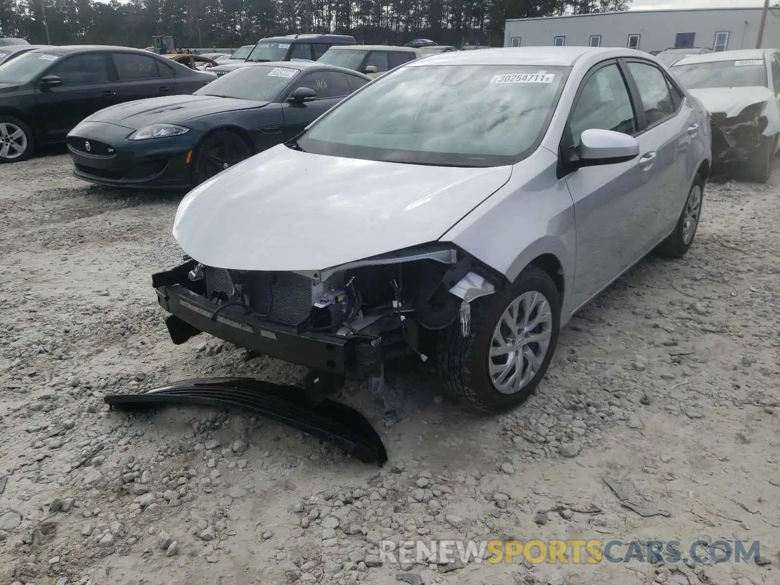 2 Фотография поврежденного автомобиля 2T1BURHE5KC205713 TOYOTA COROLLA 2019