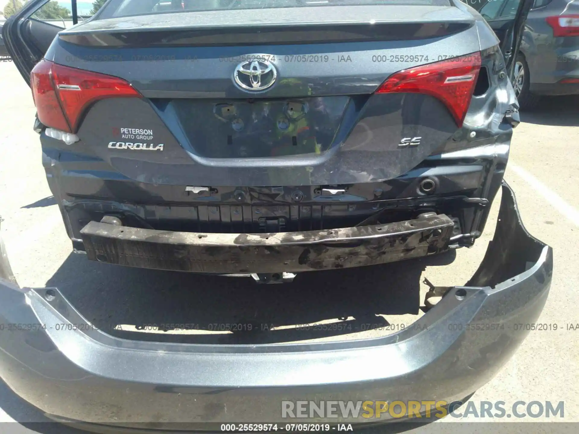 6 Photograph of a damaged car 2T1BURHE5KC206117 TOYOTA COROLLA 2019