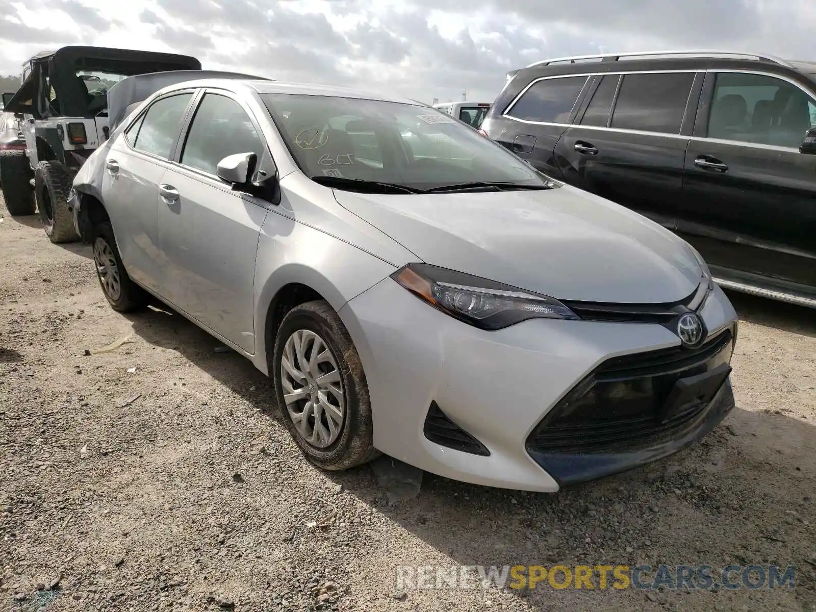 1 Photograph of a damaged car 2T1BURHE5KC206988 TOYOTA COROLLA 2019