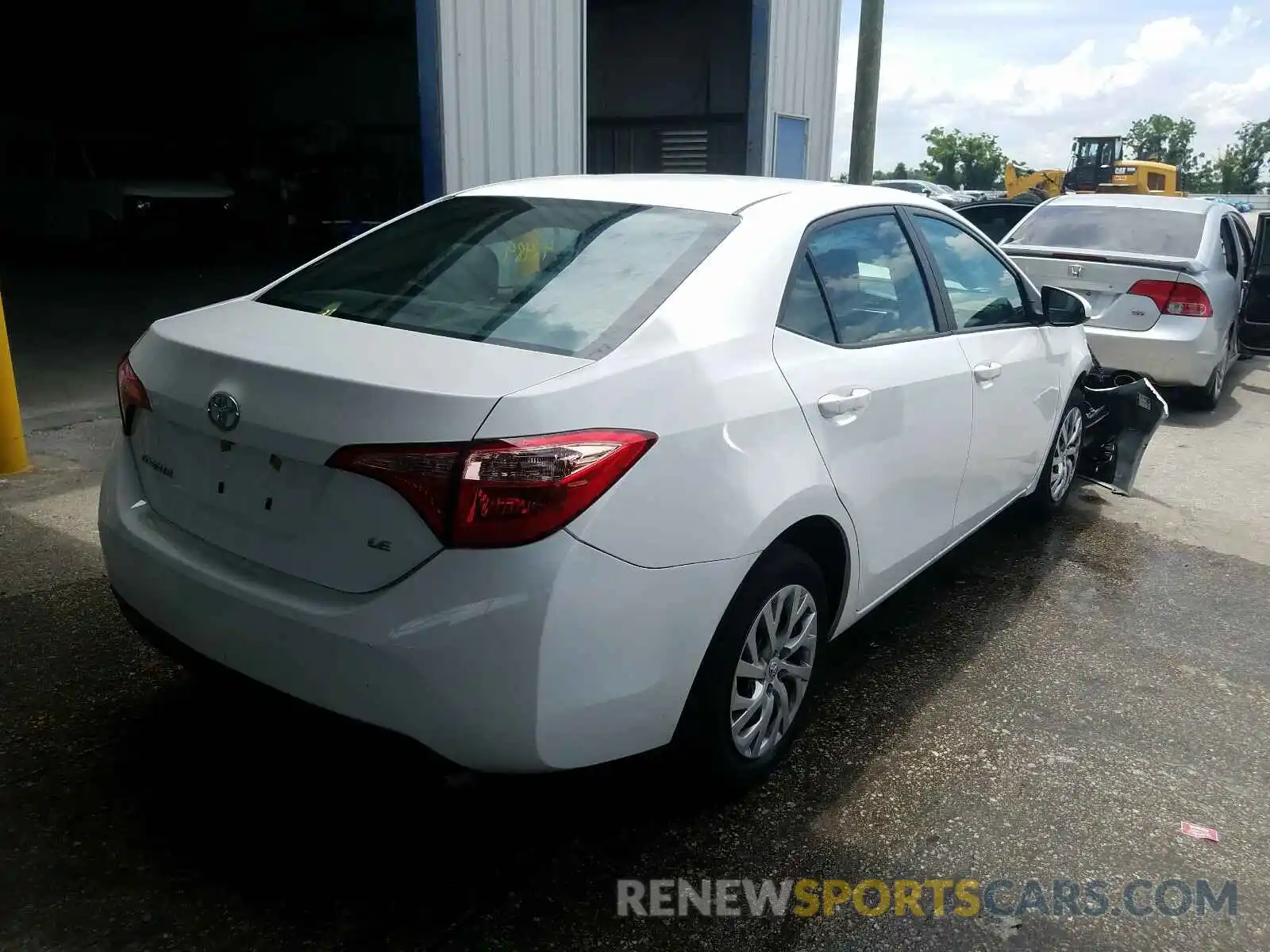 4 Photograph of a damaged car 2T1BURHE5KC207879 TOYOTA COROLLA 2019