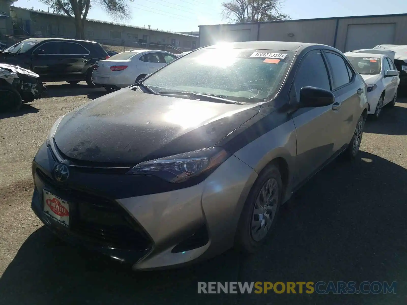 2 Photograph of a damaged car 2T1BURHE5KC208031 TOYOTA COROLLA 2019