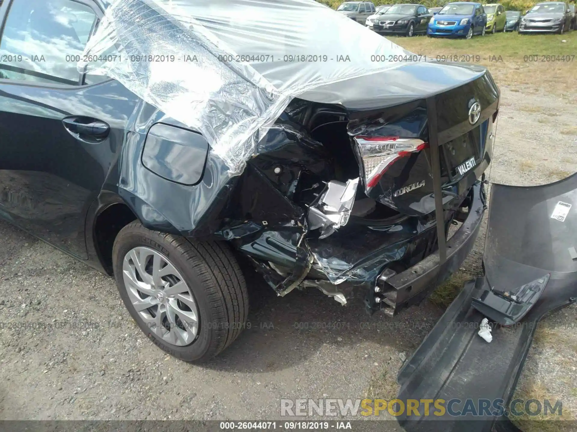 6 Photograph of a damaged car 2T1BURHE5KC208255 TOYOTA COROLLA 2019