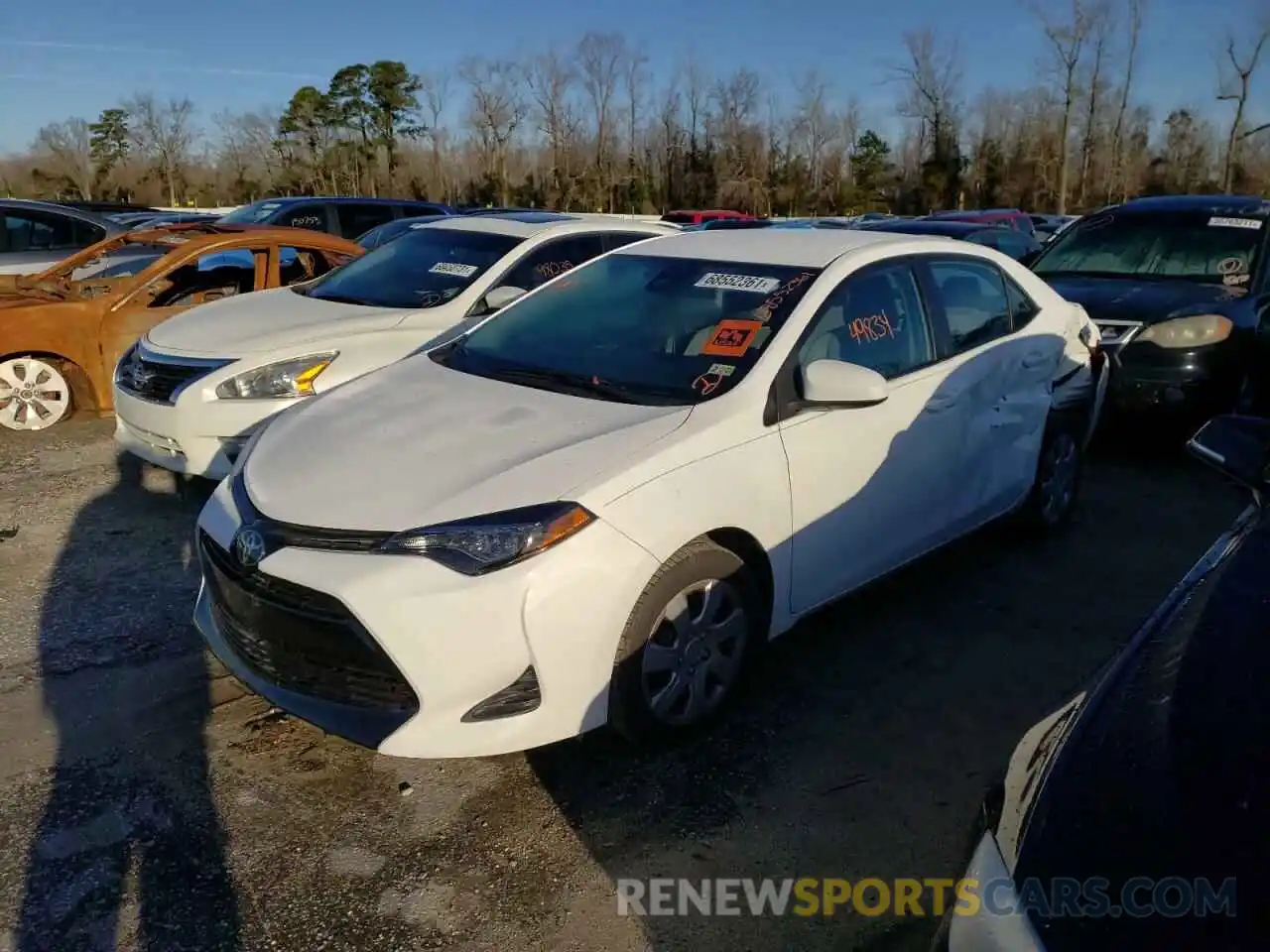 2 Photograph of a damaged car 2T1BURHE5KC208336 TOYOTA COROLLA 2019