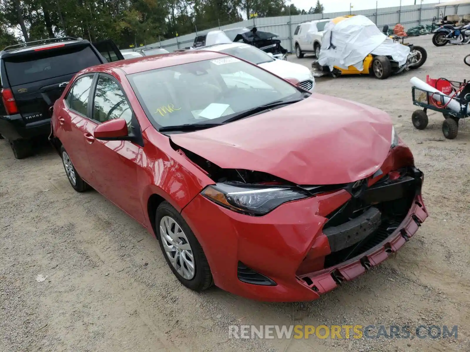 1 Photograph of a damaged car 2T1BURHE5KC208398 TOYOTA COROLLA 2019