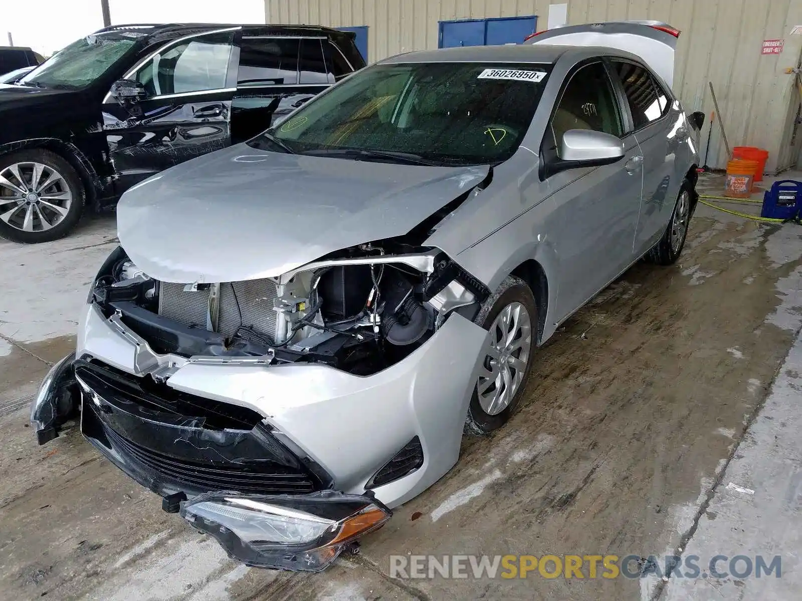 2 Photograph of a damaged car 2T1BURHE5KC208658 TOYOTA COROLLA 2019