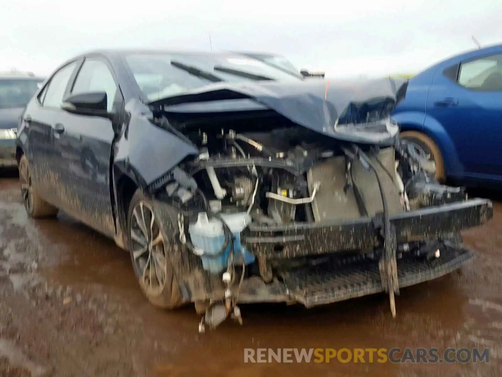 1 Photograph of a damaged car 2T1BURHE5KC208949 TOYOTA COROLLA 2019