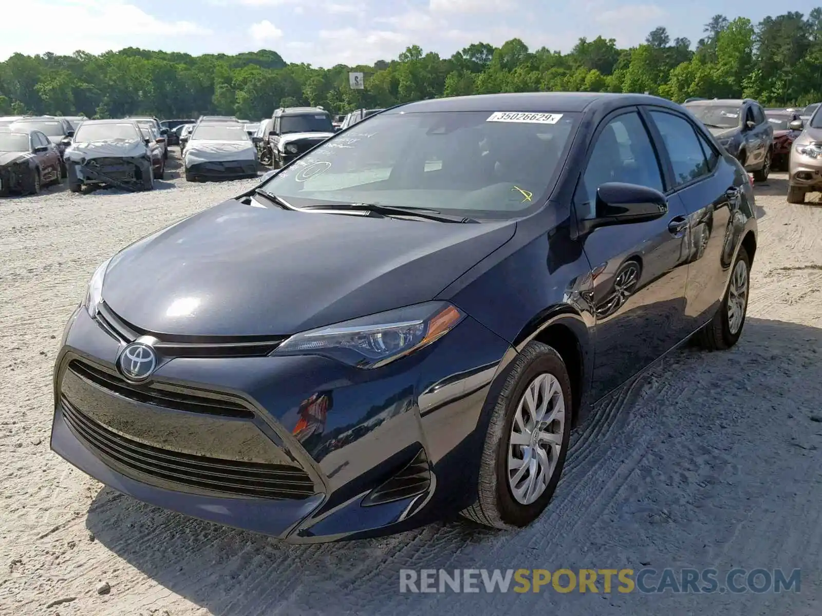 2 Photograph of a damaged car 2T1BURHE5KC209860 TOYOTA COROLLA 2019