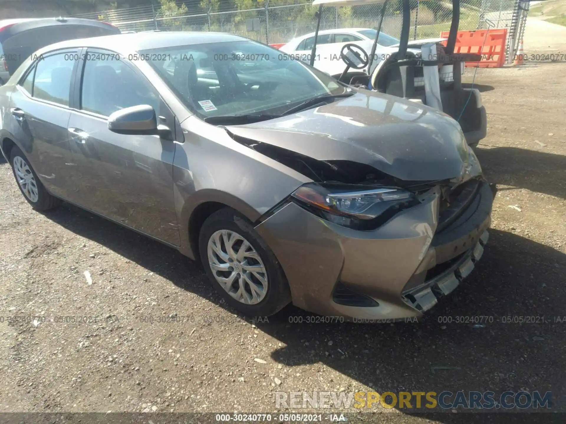 1 Photograph of a damaged car 2T1BURHE5KC210250 TOYOTA COROLLA 2019