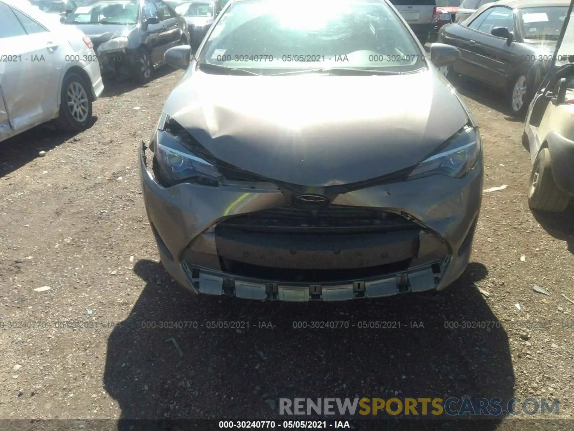 6 Photograph of a damaged car 2T1BURHE5KC210250 TOYOTA COROLLA 2019