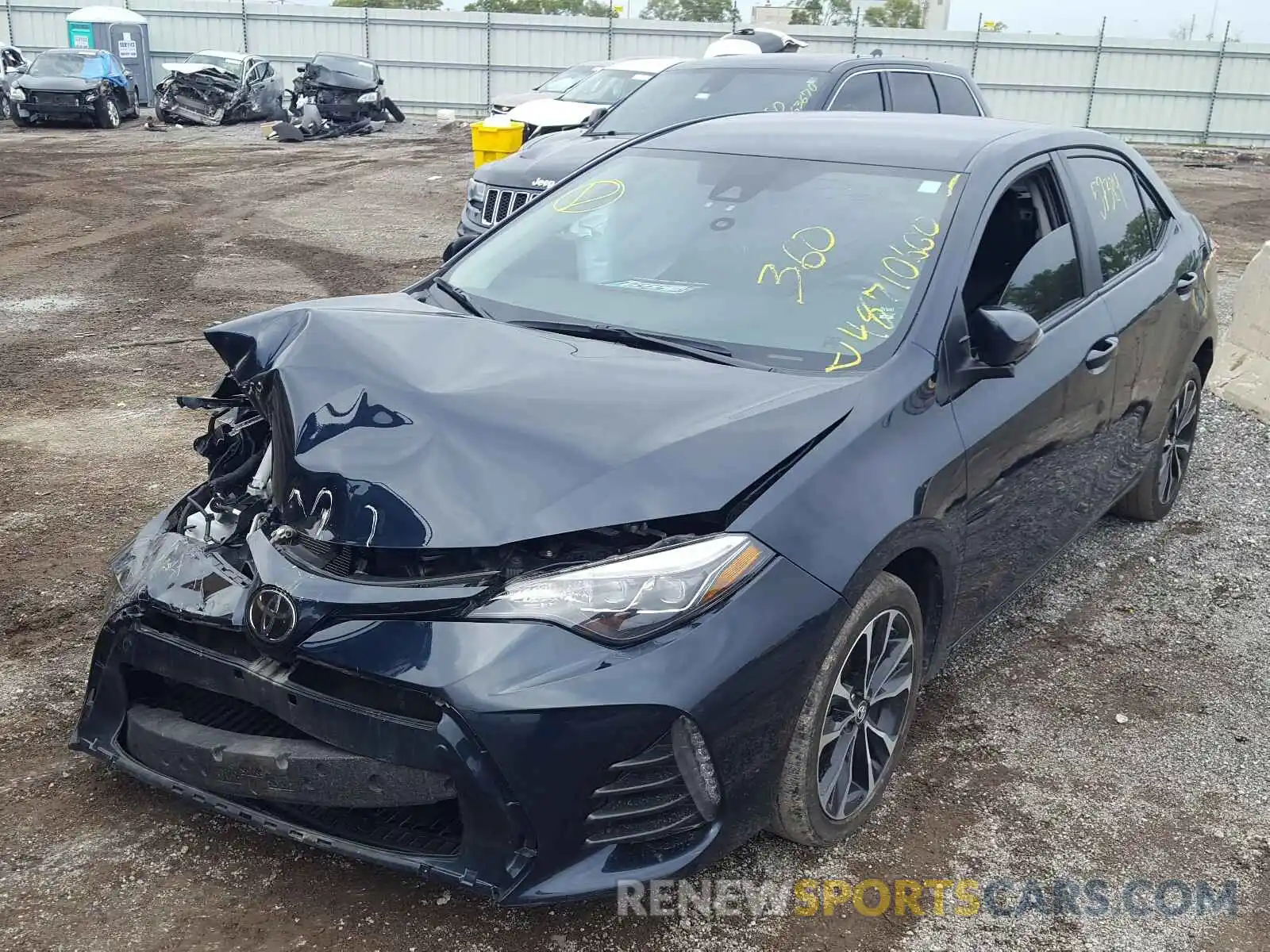 2 Photograph of a damaged car 2T1BURHE5KC210619 TOYOTA COROLLA 2019