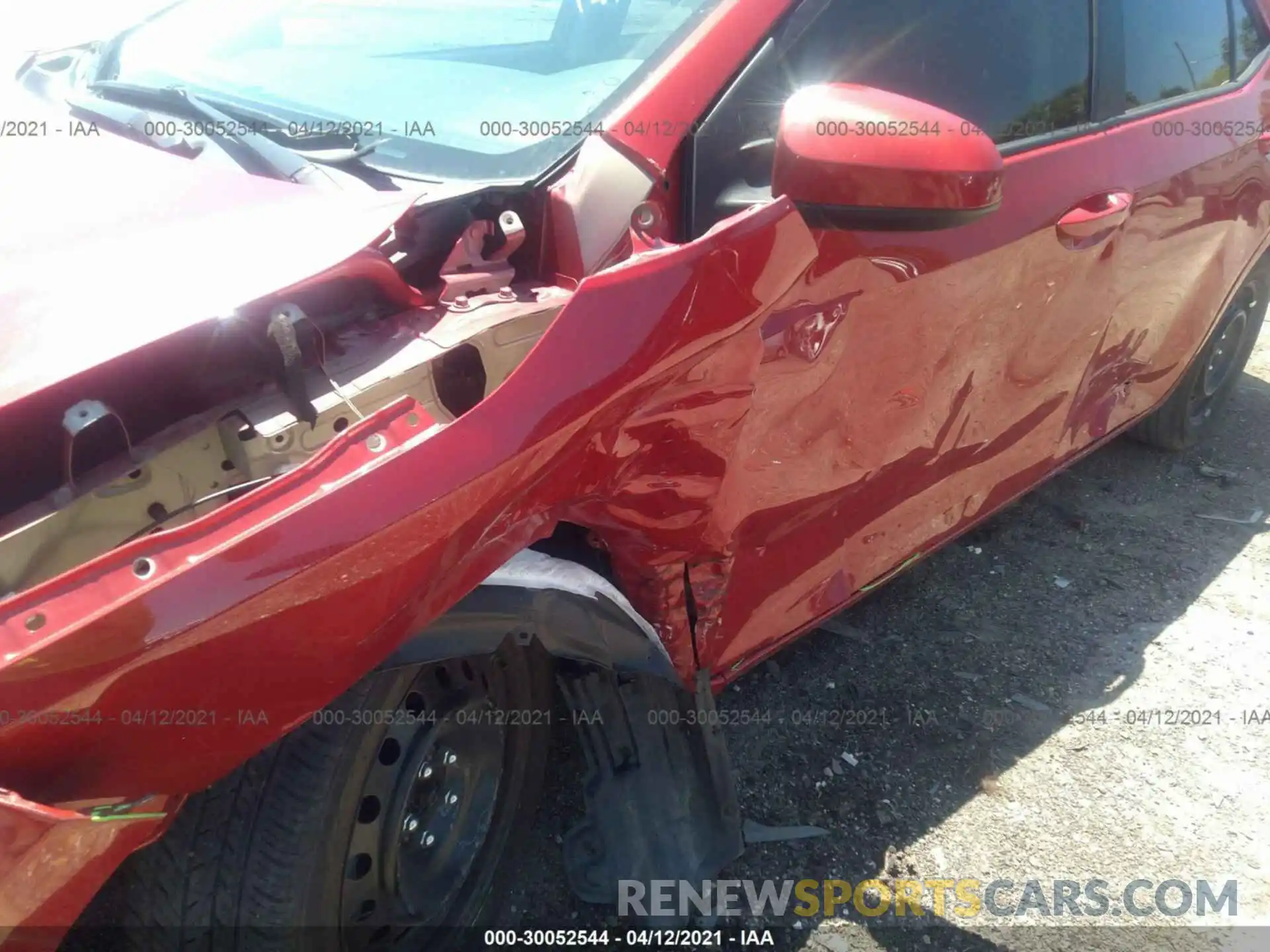 6 Фотография поврежденного автомобиля 2T1BURHE5KC210734 TOYOTA COROLLA 2019
