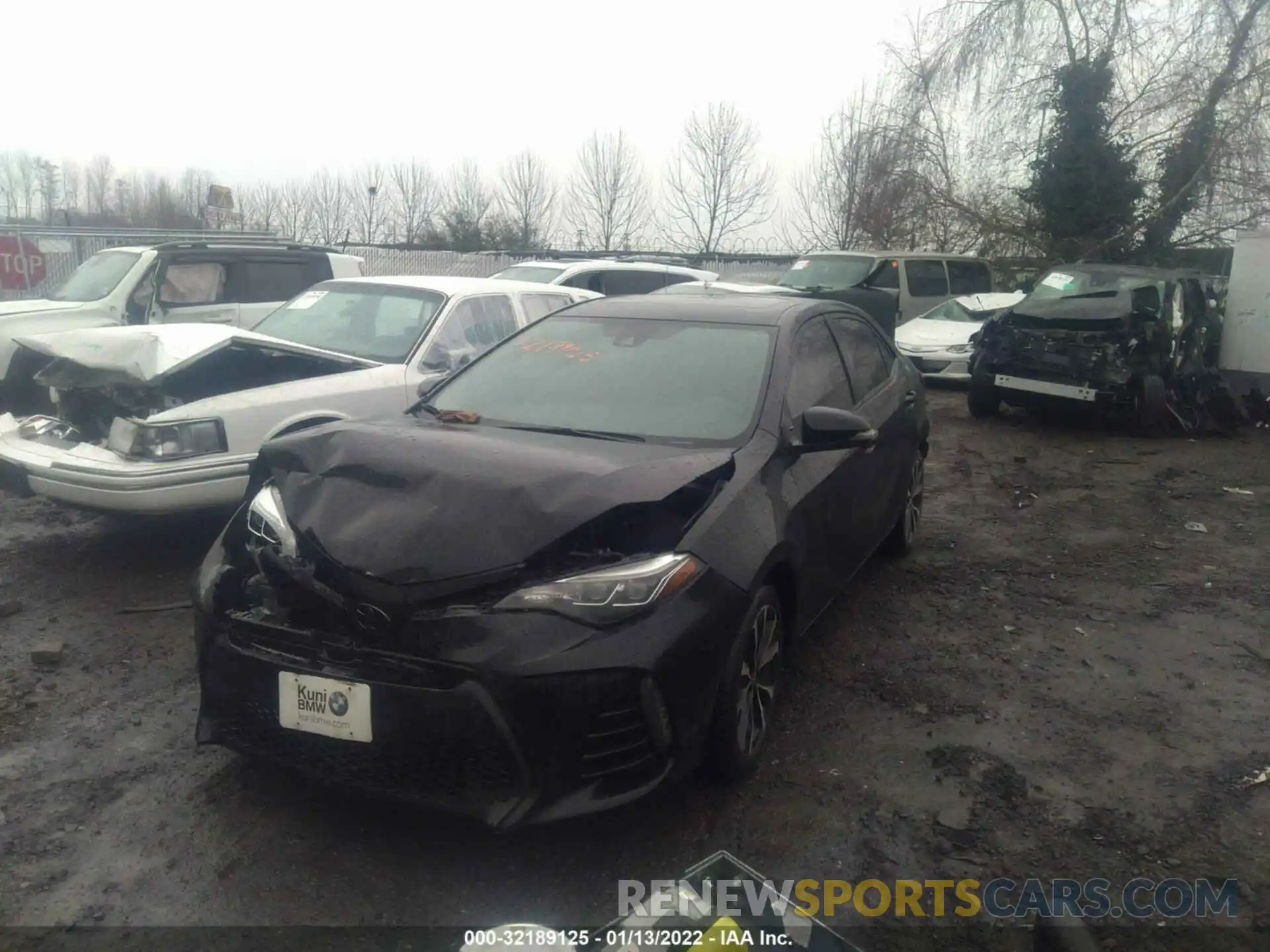 2 Photograph of a damaged car 2T1BURHE5KC210751 TOYOTA COROLLA 2019