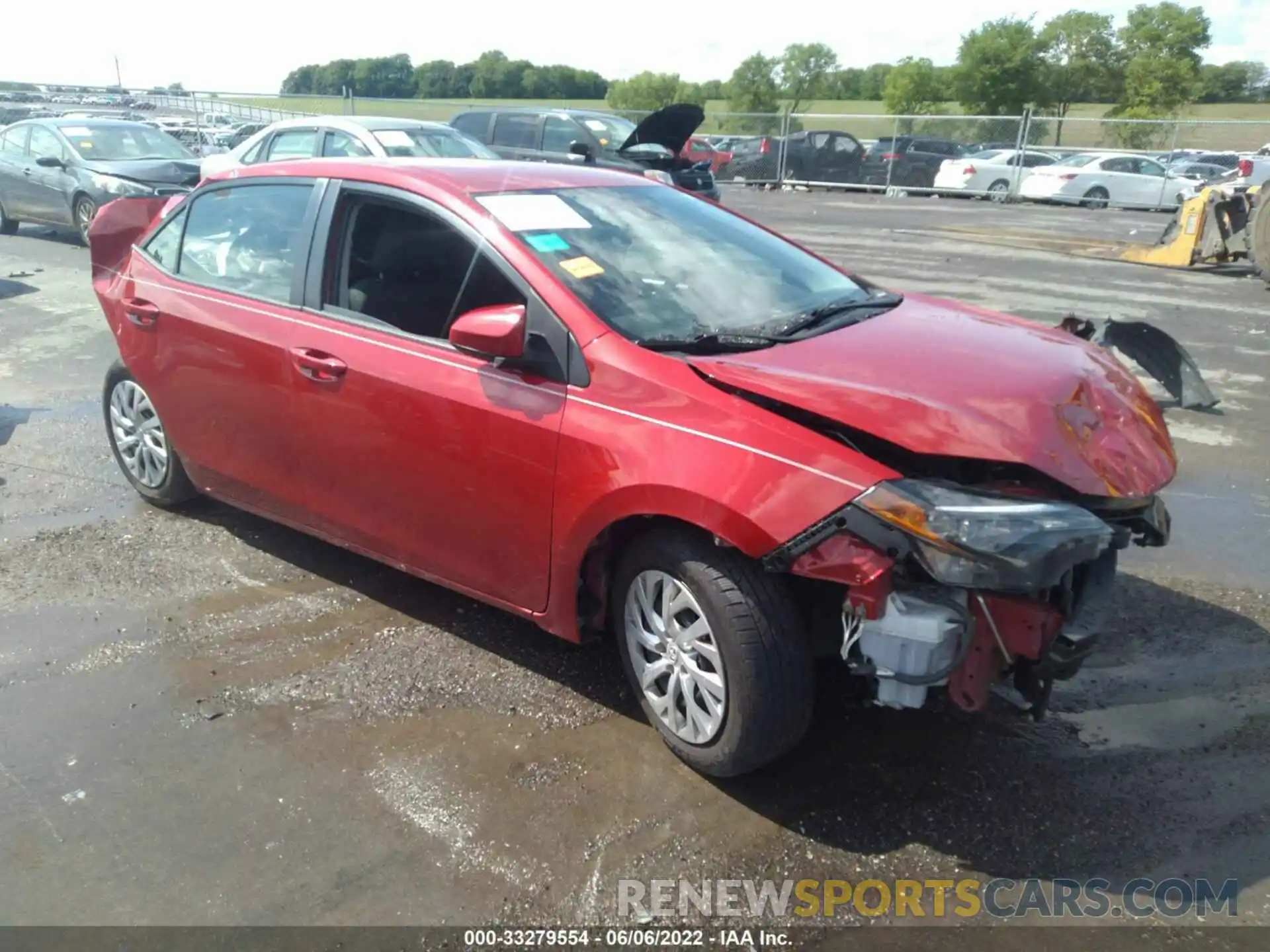 1 Photograph of a damaged car 2T1BURHE5KC210829 TOYOTA COROLLA 2019