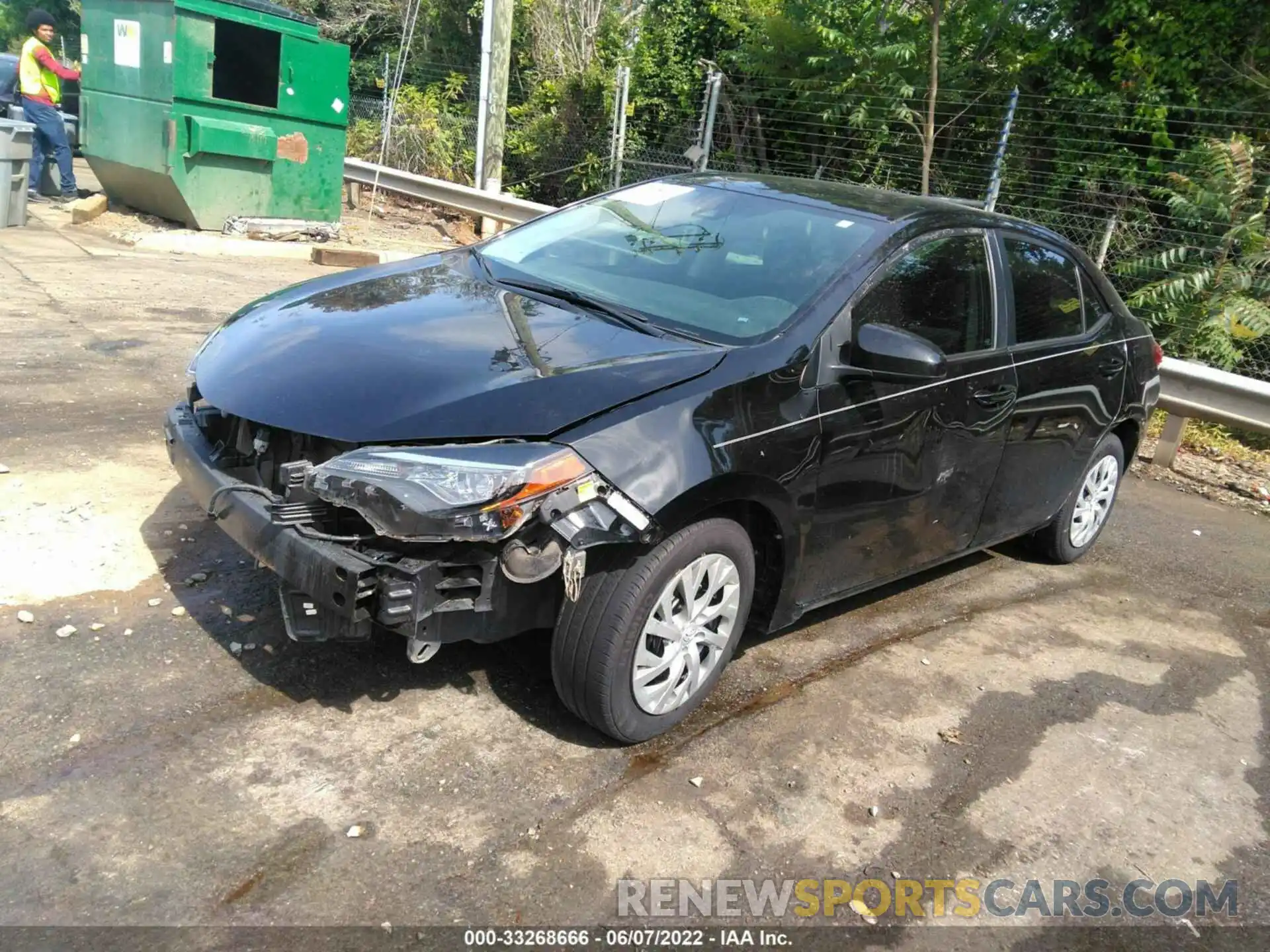 2 Photograph of a damaged car 2T1BURHE5KC210927 TOYOTA COROLLA 2019