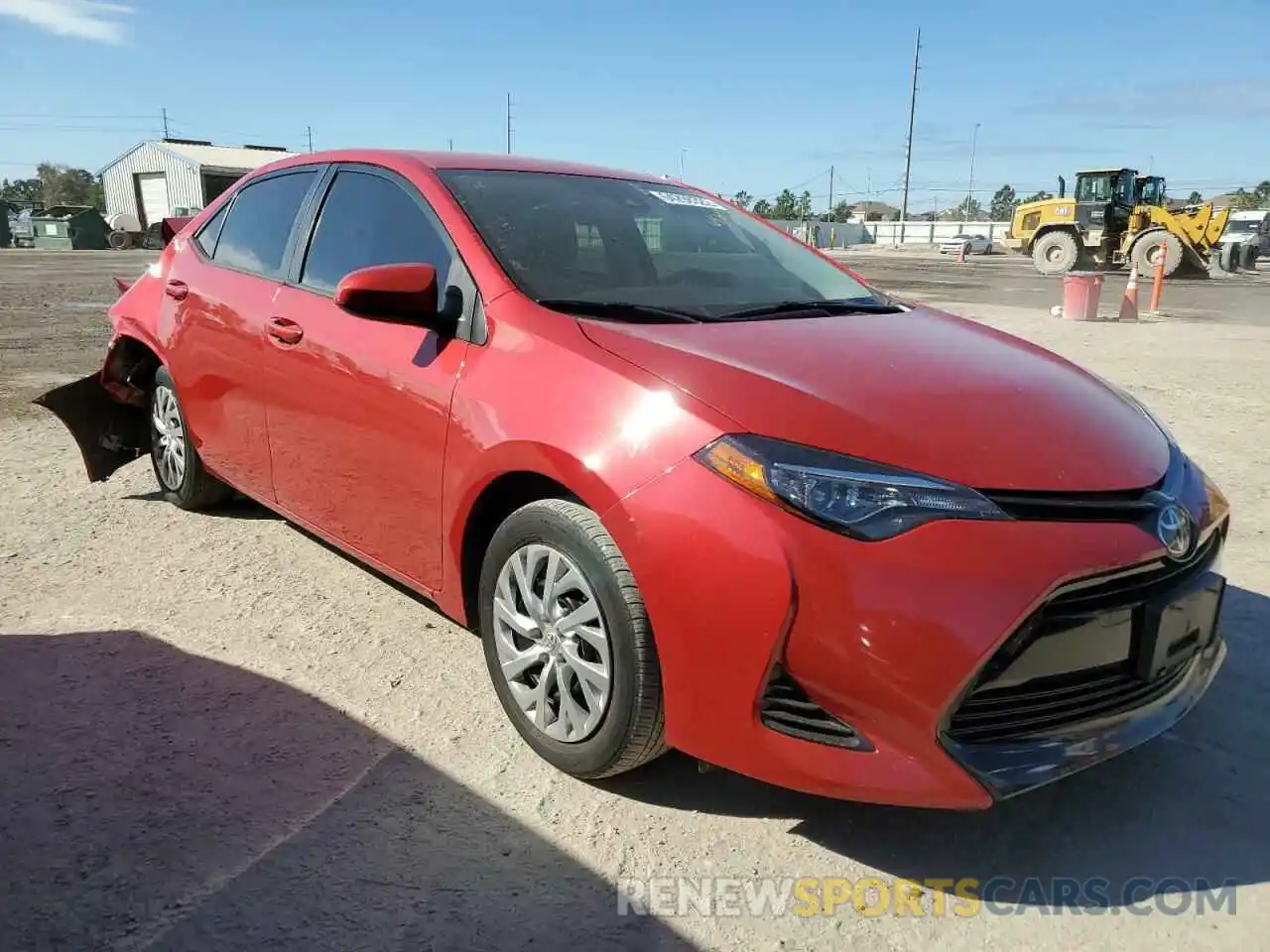 1 Photograph of a damaged car 2T1BURHE5KC211348 TOYOTA COROLLA 2019