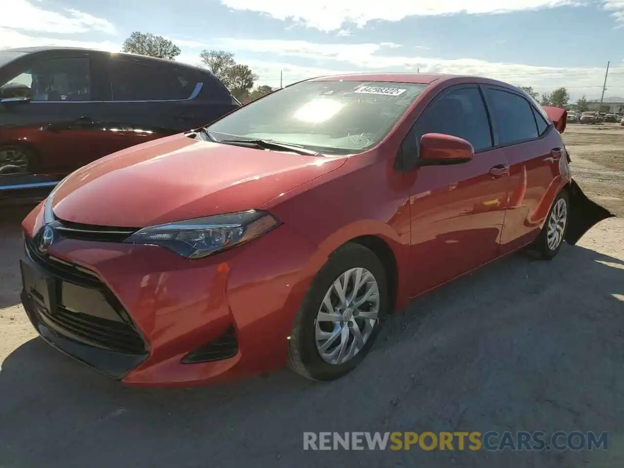 2 Photograph of a damaged car 2T1BURHE5KC211348 TOYOTA COROLLA 2019