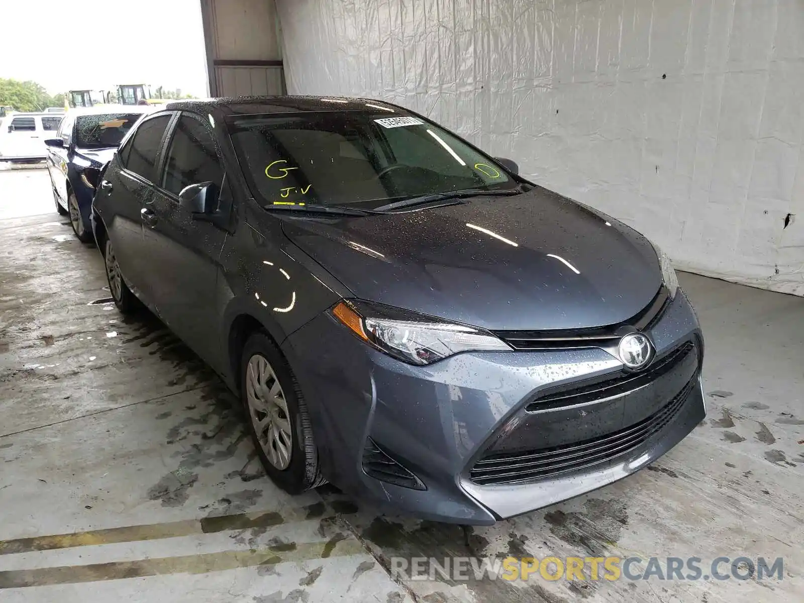 1 Photograph of a damaged car 2T1BURHE5KC211530 TOYOTA COROLLA 2019