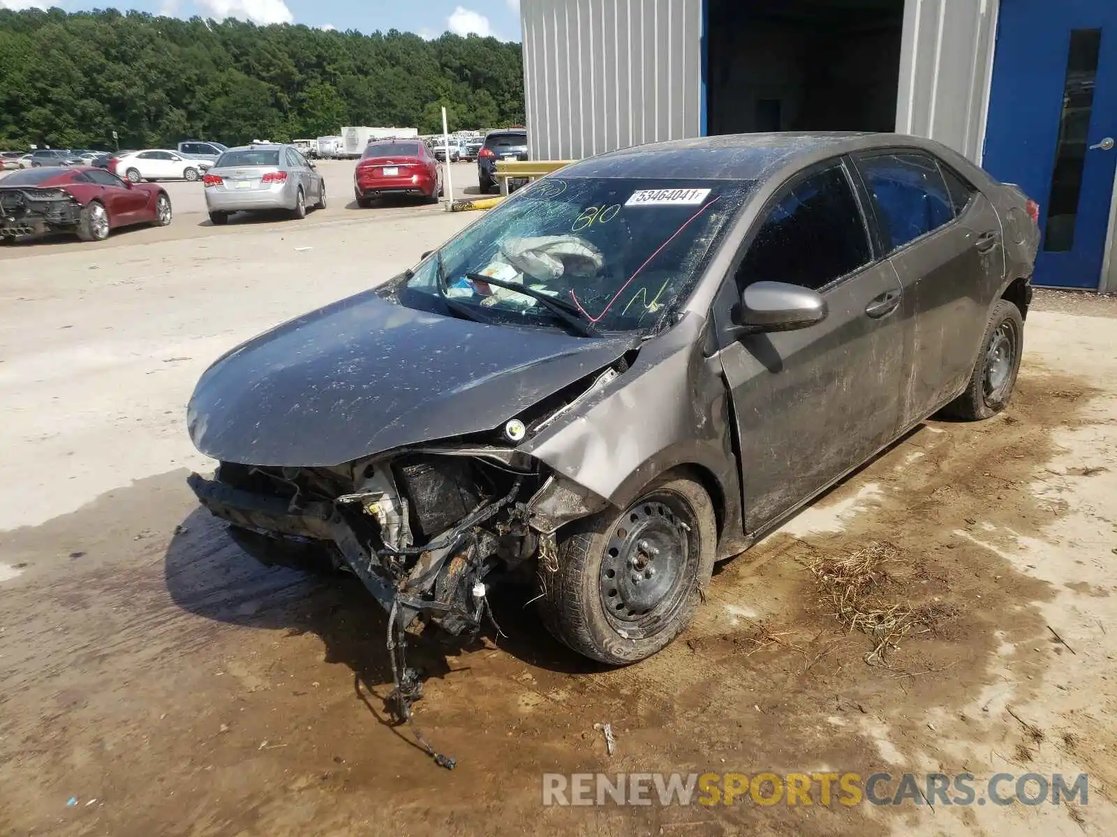 2 Photograph of a damaged car 2T1BURHE5KC211592 TOYOTA COROLLA 2019