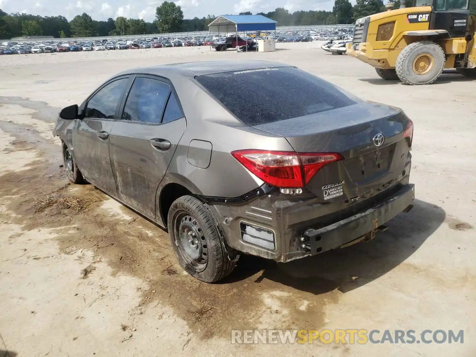 3 Photograph of a damaged car 2T1BURHE5KC211592 TOYOTA COROLLA 2019