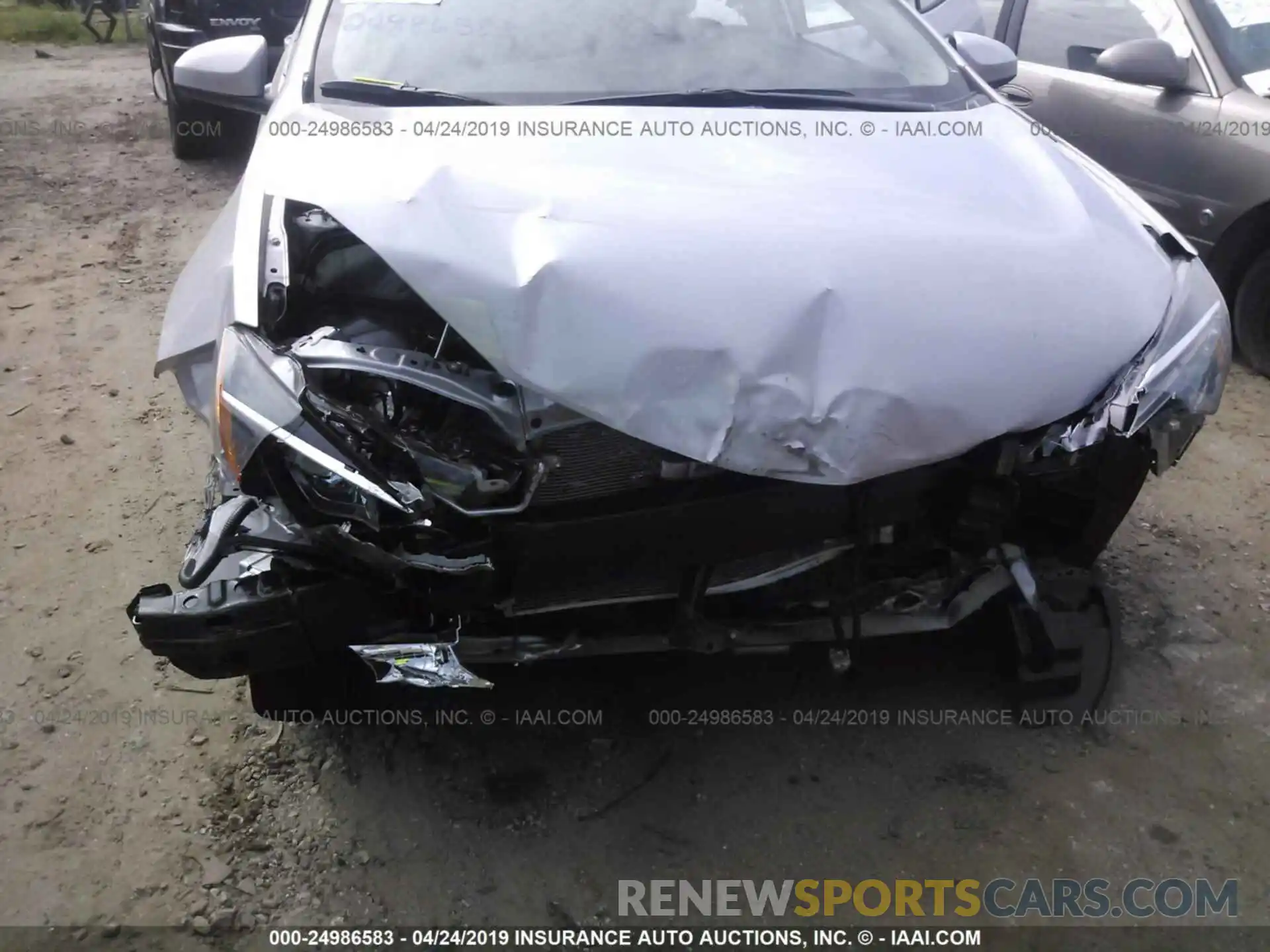 6 Photograph of a damaged car 2T1BURHE5KC211611 TOYOTA COROLLA 2019