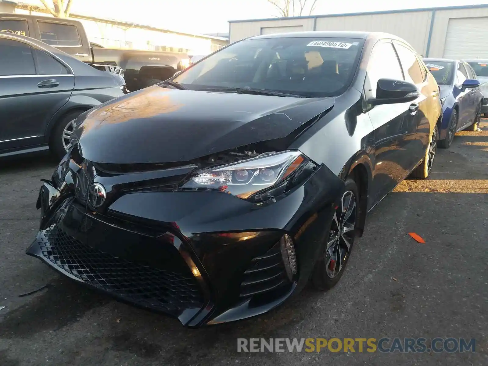 2 Photograph of a damaged car 2T1BURHE5KC211754 TOYOTA COROLLA 2019