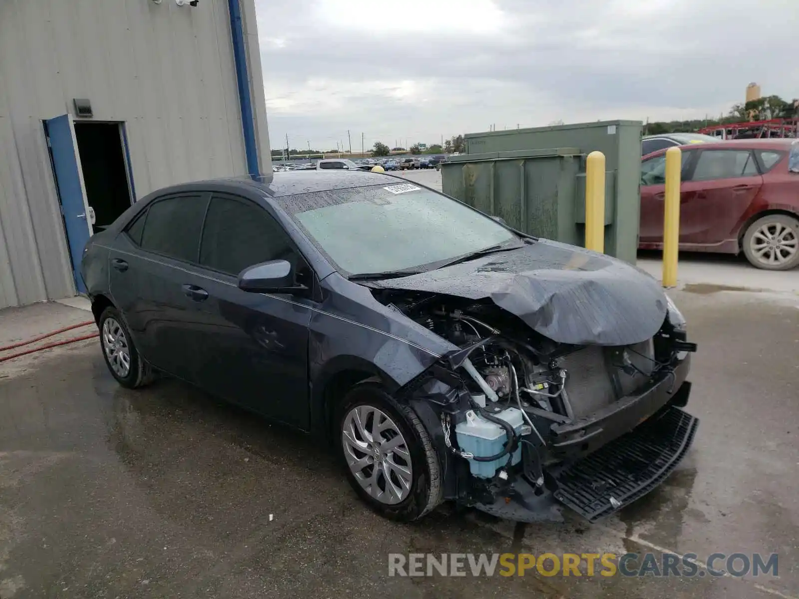 1 Photograph of a damaged car 2T1BURHE5KC212127 TOYOTA COROLLA 2019