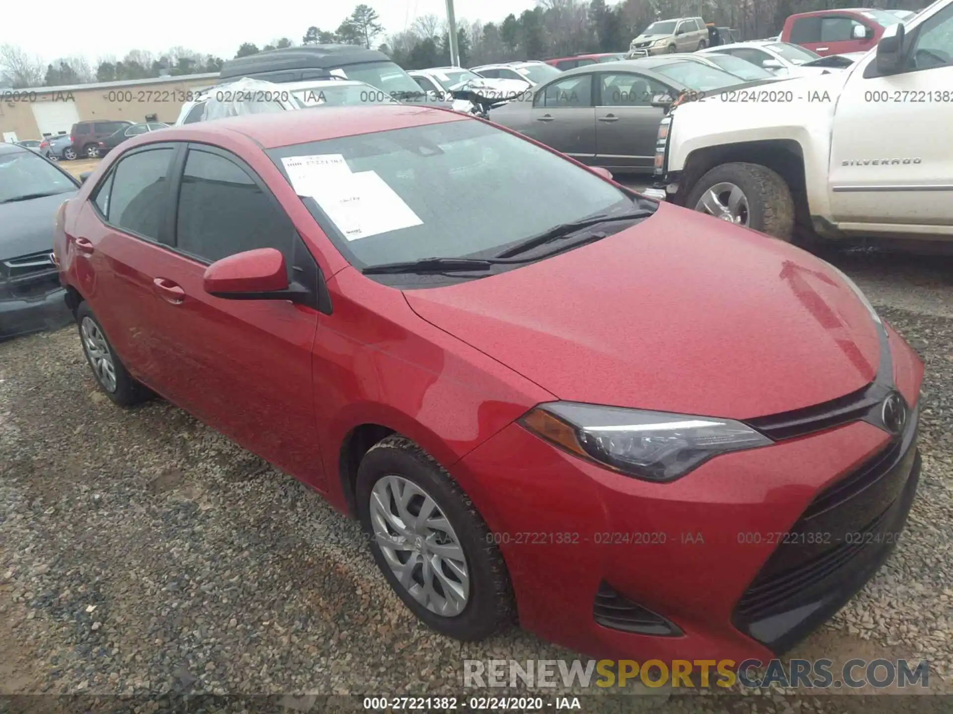 1 Photograph of a damaged car 2T1BURHE5KC212905 TOYOTA COROLLA 2019