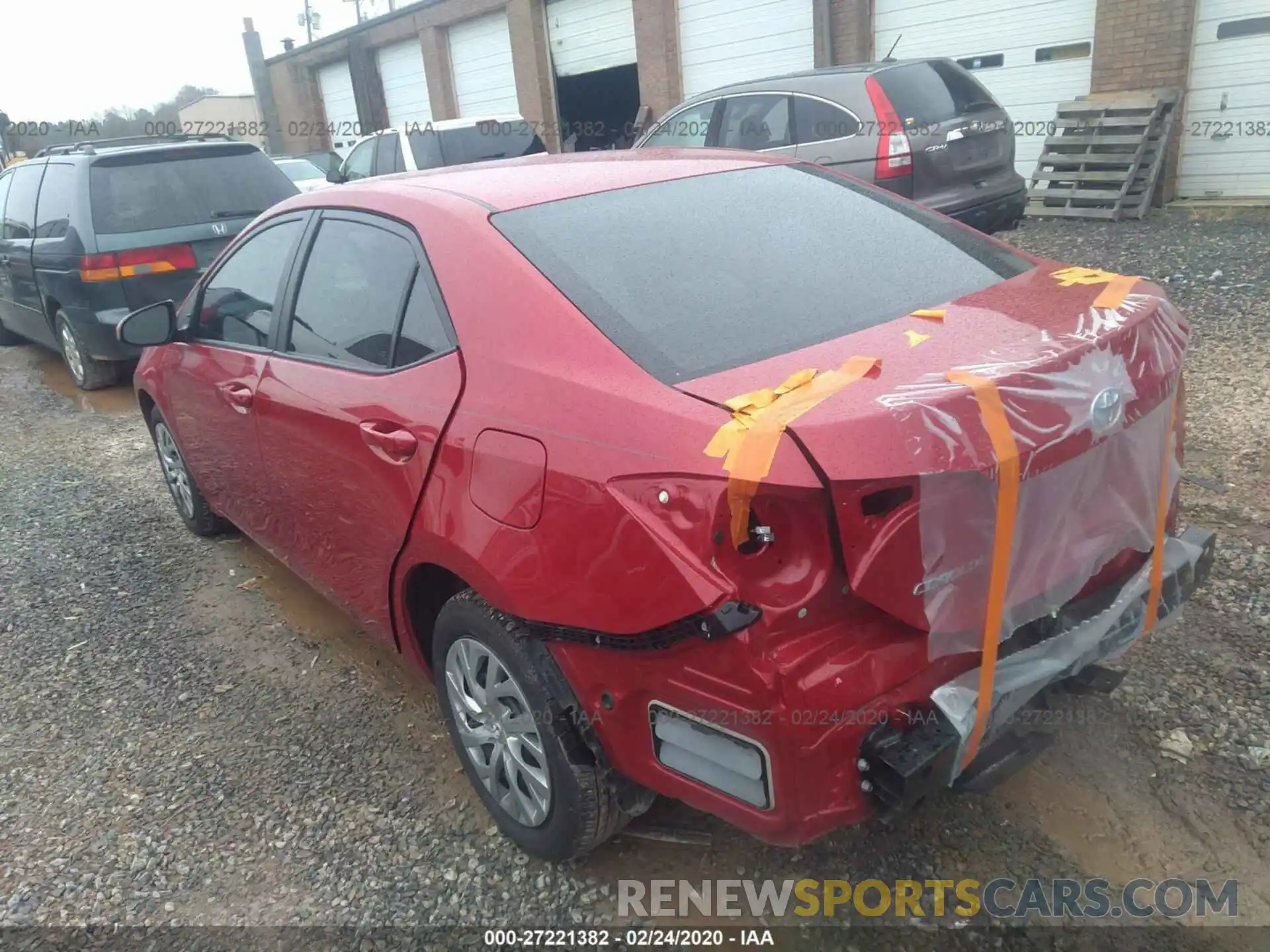 3 Photograph of a damaged car 2T1BURHE5KC212905 TOYOTA COROLLA 2019