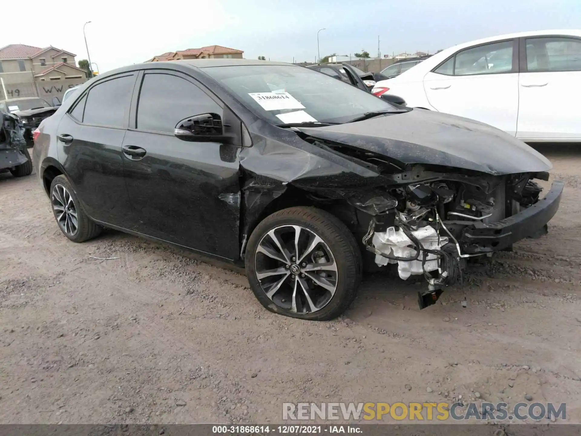 1 Photograph of a damaged car 2T1BURHE5KC213150 TOYOTA COROLLA 2019