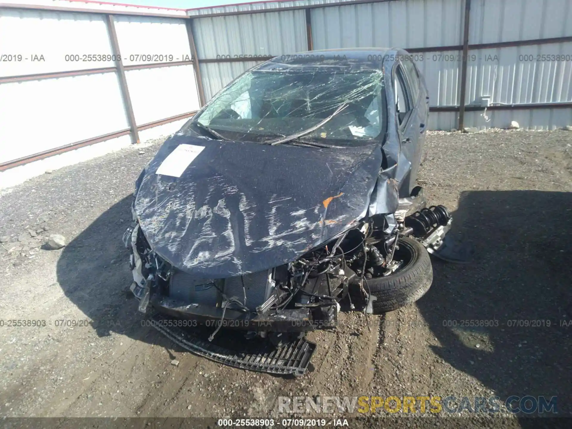 6 Photograph of a damaged car 2T1BURHE5KC213388 TOYOTA COROLLA 2019