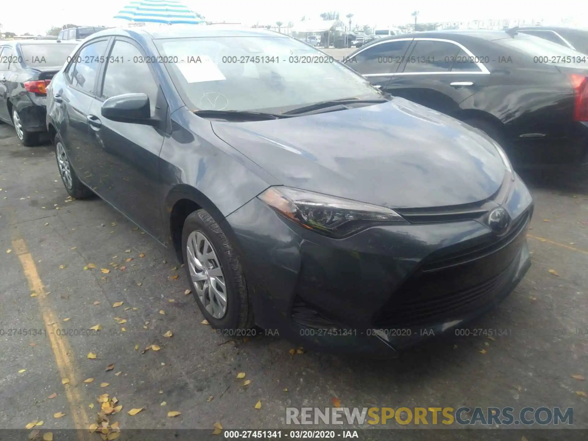 1 Photograph of a damaged car 2T1BURHE5KC213729 TOYOTA COROLLA 2019