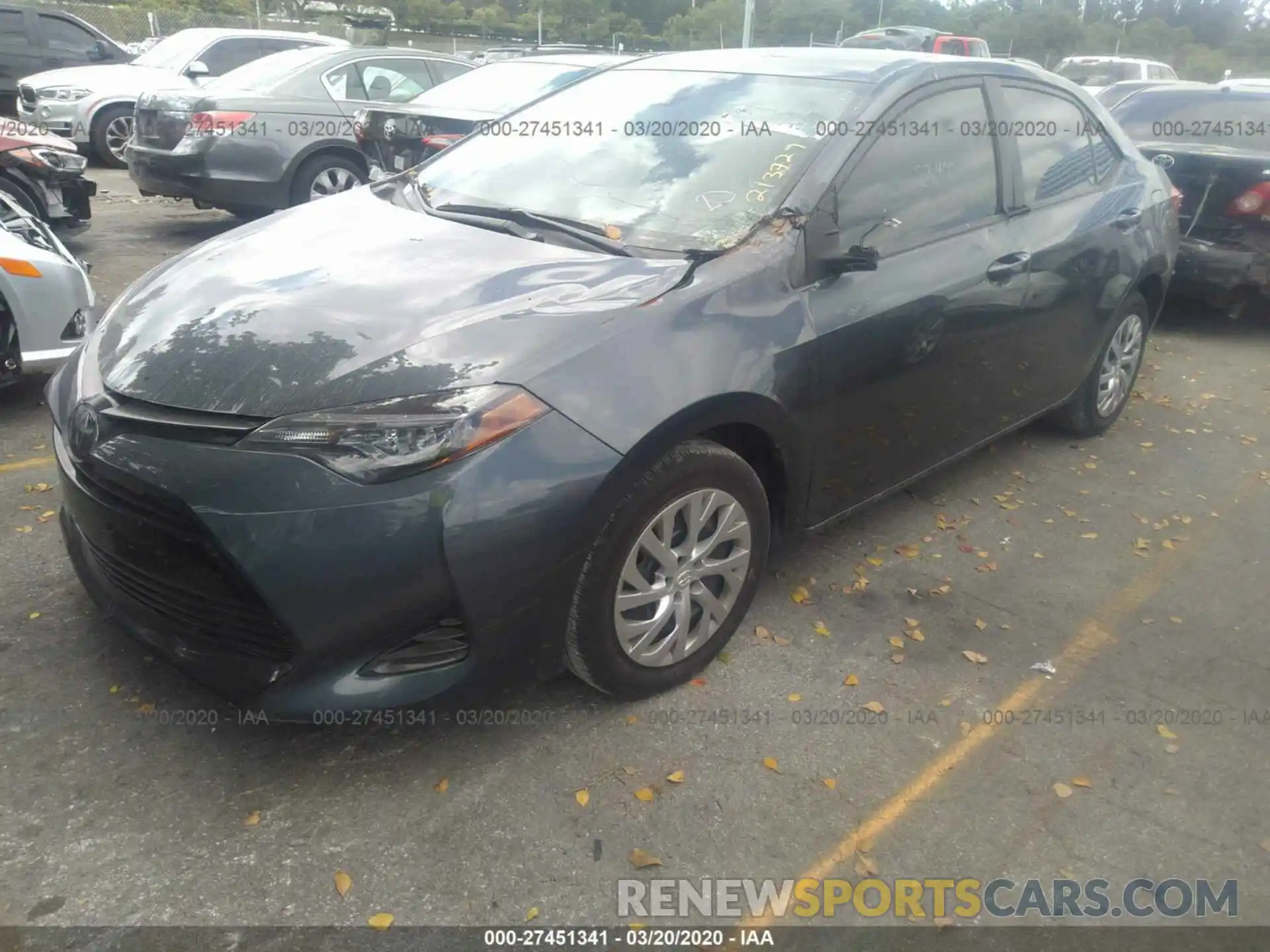 2 Photograph of a damaged car 2T1BURHE5KC213729 TOYOTA COROLLA 2019