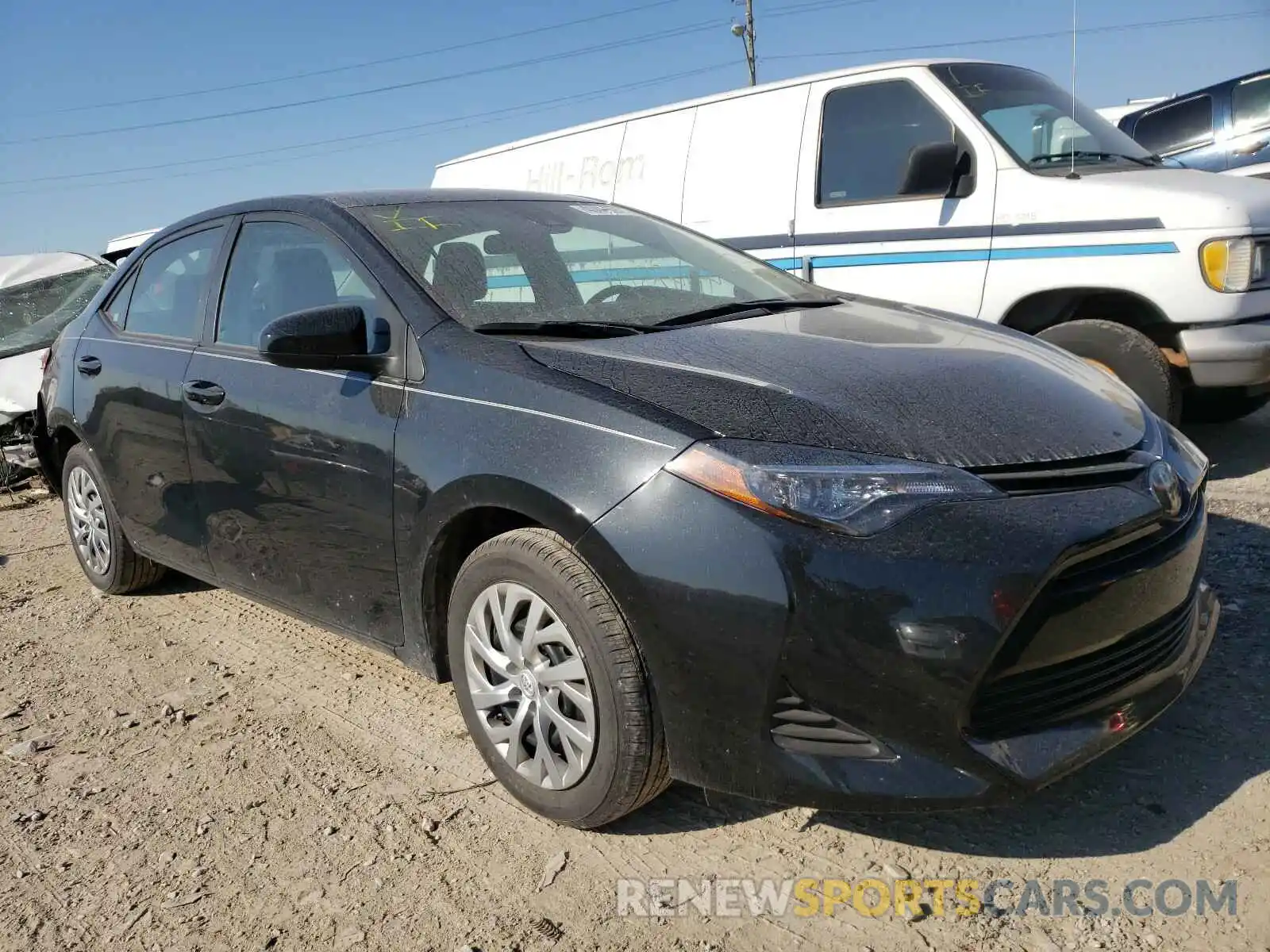 1 Photograph of a damaged car 2T1BURHE5KC214458 TOYOTA COROLLA 2019