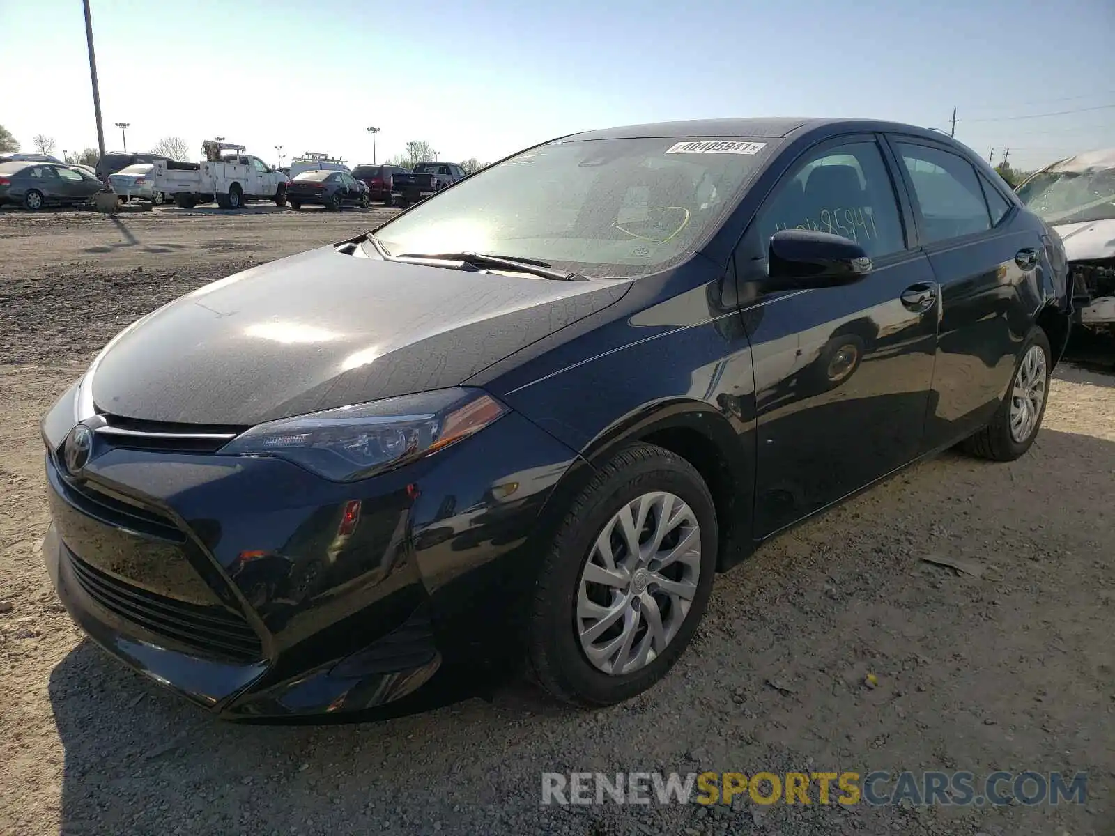 2 Photograph of a damaged car 2T1BURHE5KC214458 TOYOTA COROLLA 2019