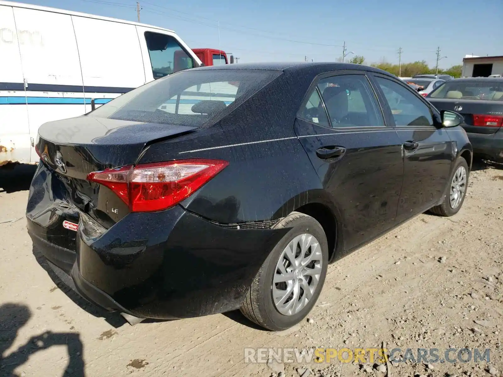 4 Photograph of a damaged car 2T1BURHE5KC214458 TOYOTA COROLLA 2019