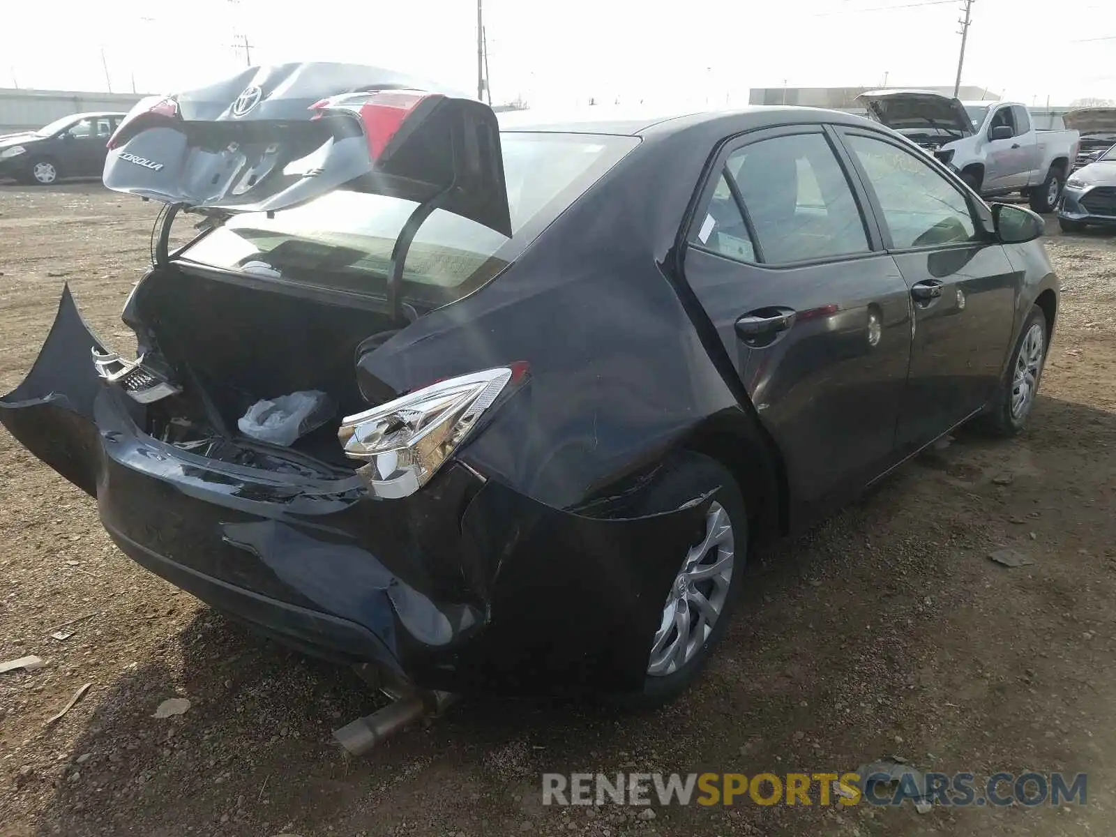 4 Photograph of a damaged car 2T1BURHE5KC214489 TOYOTA COROLLA 2019