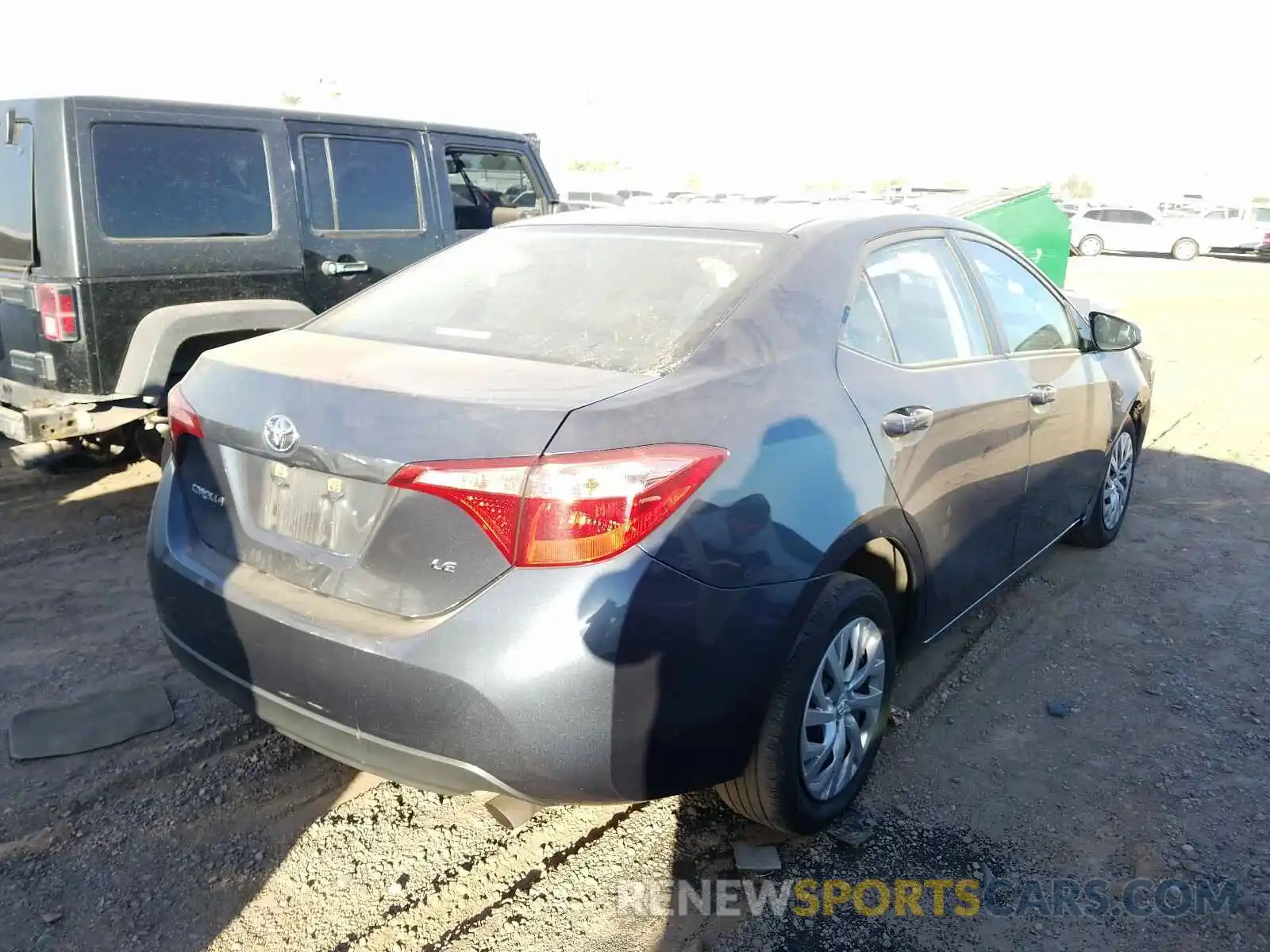 4 Photograph of a damaged car 2T1BURHE5KC214542 TOYOTA COROLLA 2019