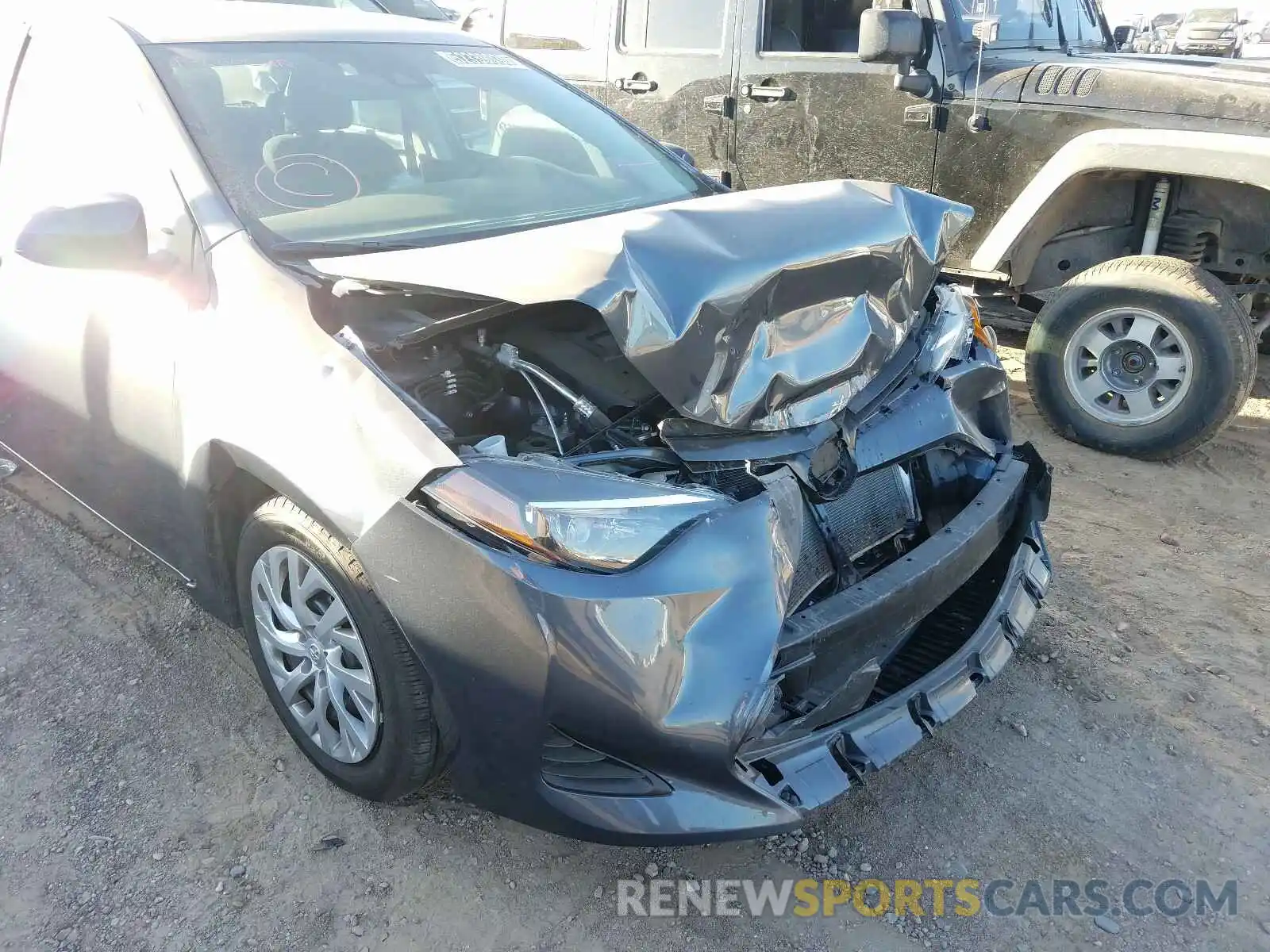 9 Photograph of a damaged car 2T1BURHE5KC214542 TOYOTA COROLLA 2019