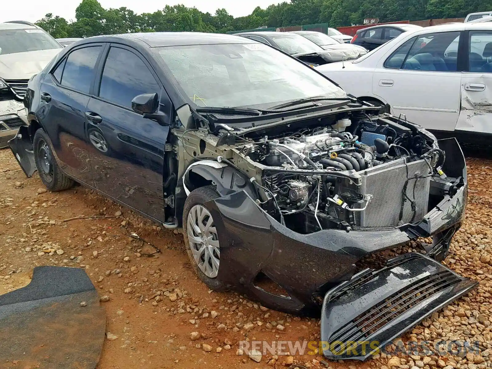 1 Photograph of a damaged car 2T1BURHE5KC215061 TOYOTA COROLLA 2019