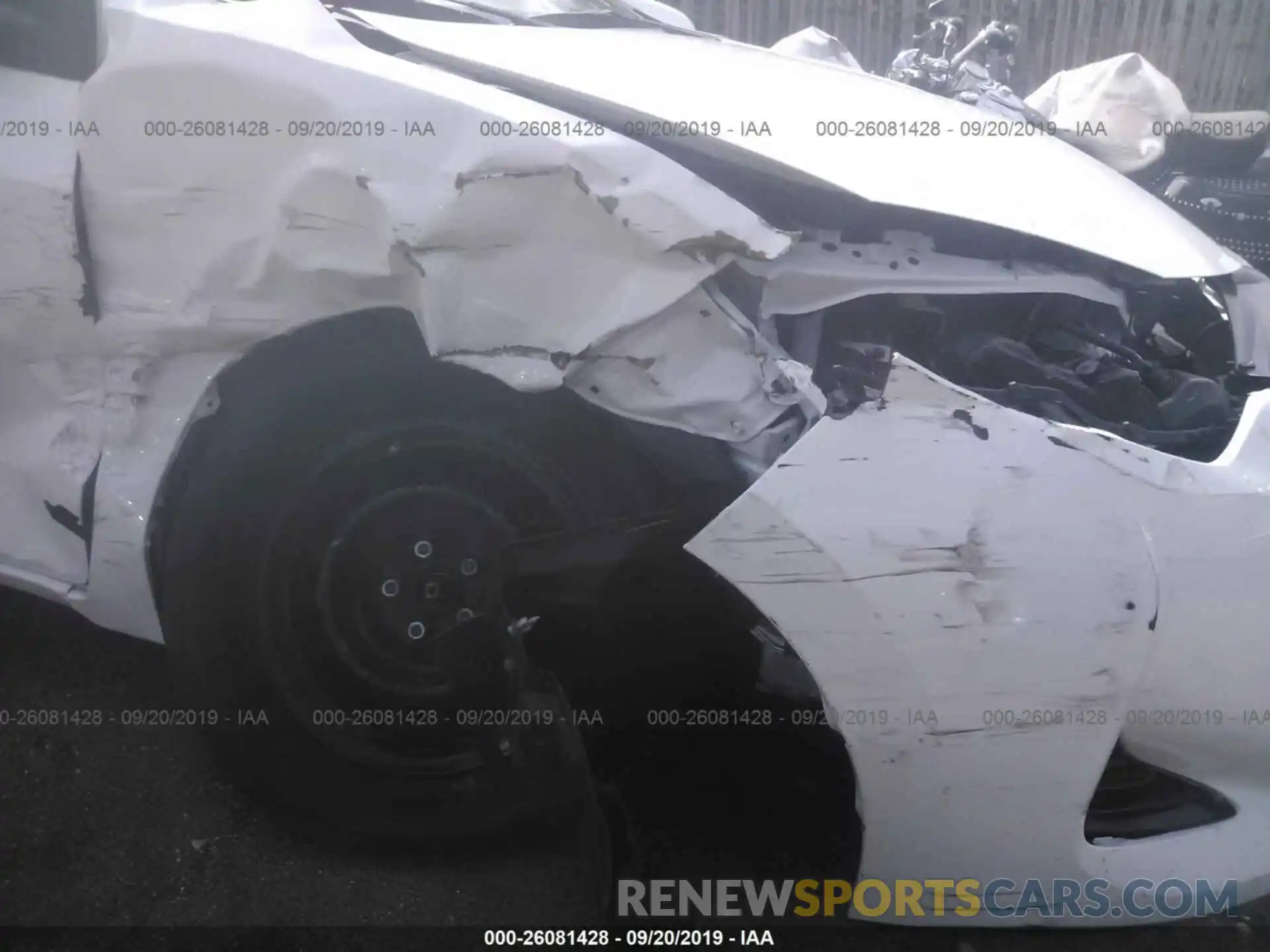 6 Photograph of a damaged car 2T1BURHE5KC215643 TOYOTA COROLLA 2019