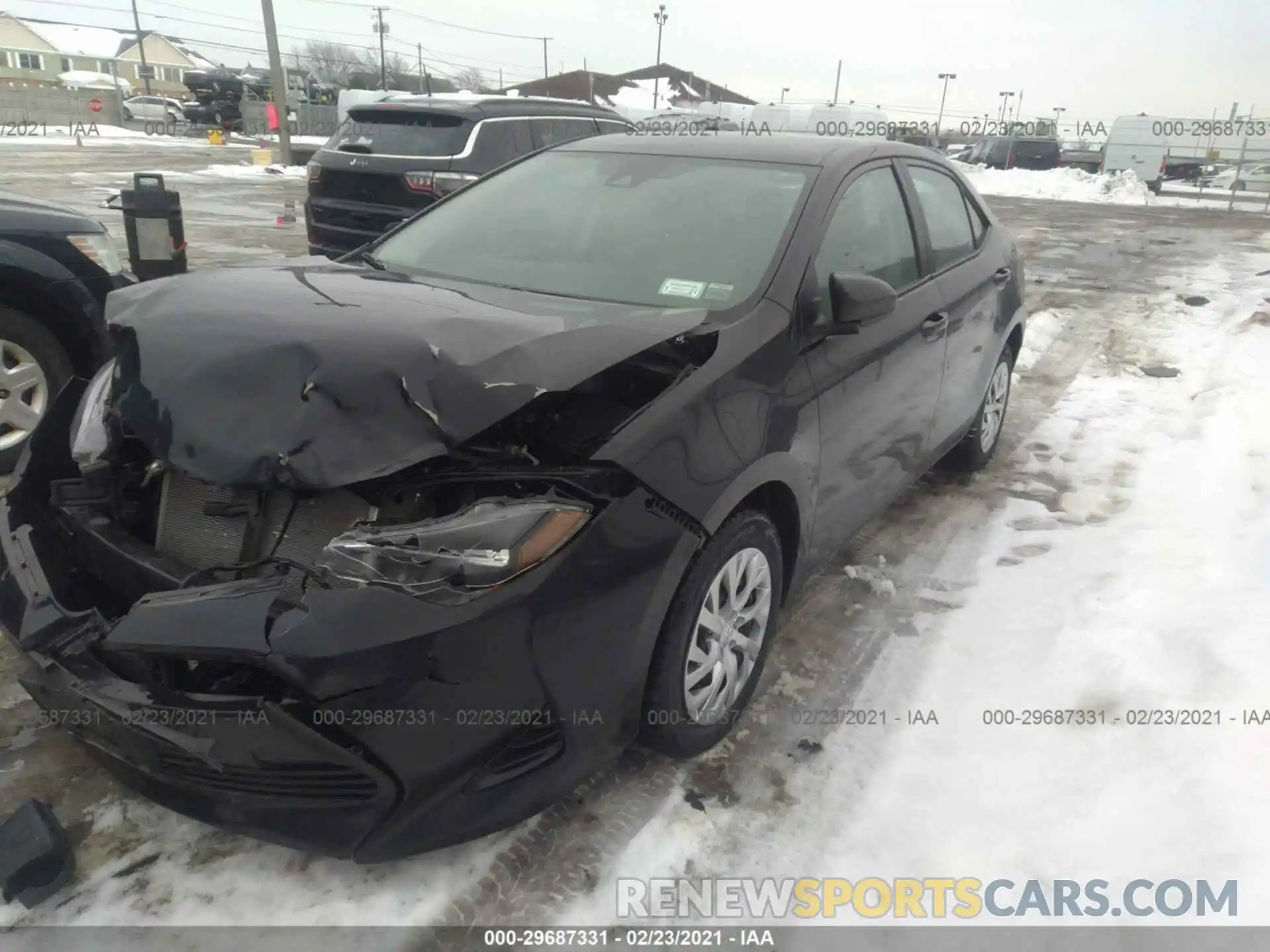 2 Photograph of a damaged car 2T1BURHE5KC217005 TOYOTA COROLLA 2019