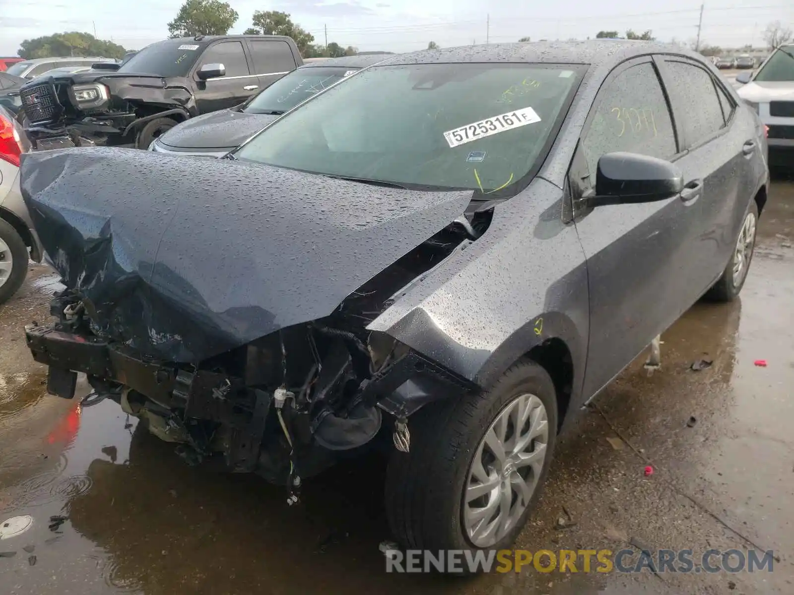 2 Photograph of a damaged car 2T1BURHE5KC217084 TOYOTA COROLLA 2019